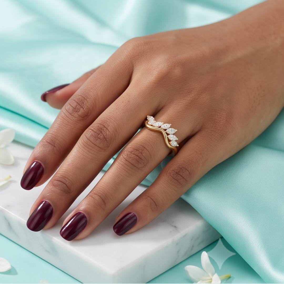 Marquise Cut Lab Grown Diamond Ring