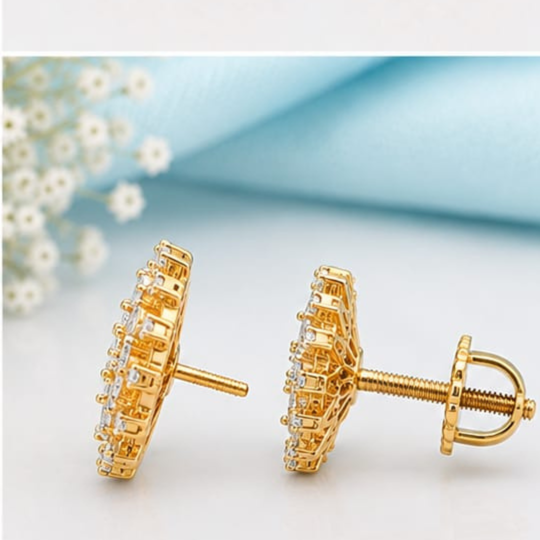 Marquise Pear Round Lab Grown Diamond Earrings