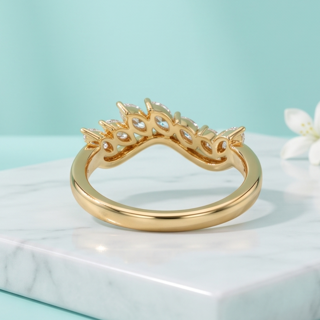 Marquise Cut Lab Grown Diamond Ring