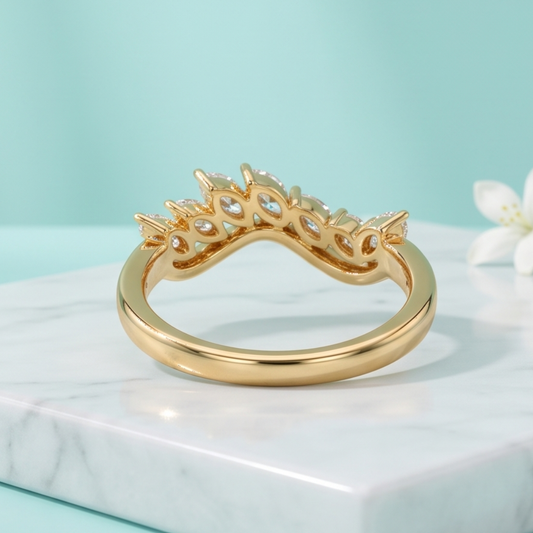 Marquise Cut Lab Grown Diamond Ring