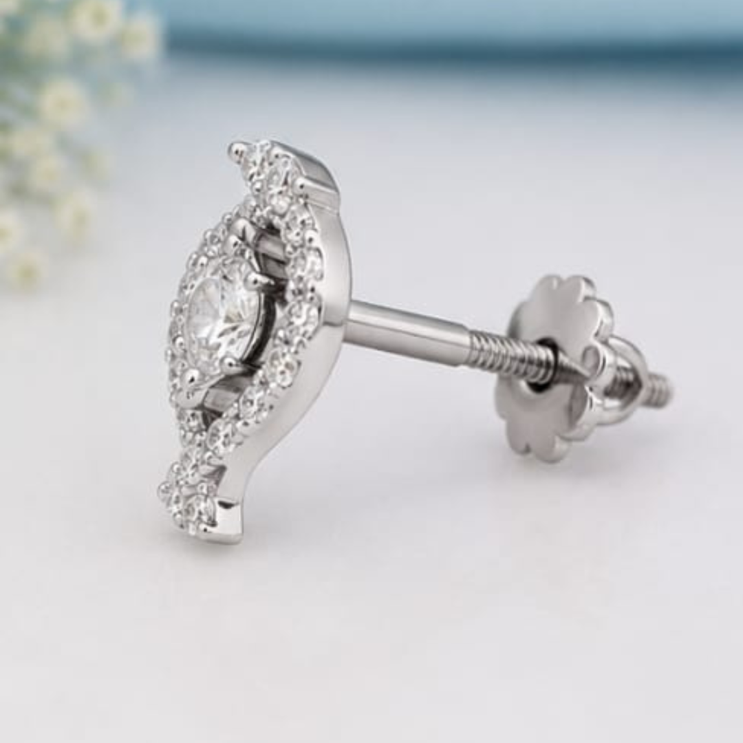 Pear Cut Lab Grown Diamond Earrings